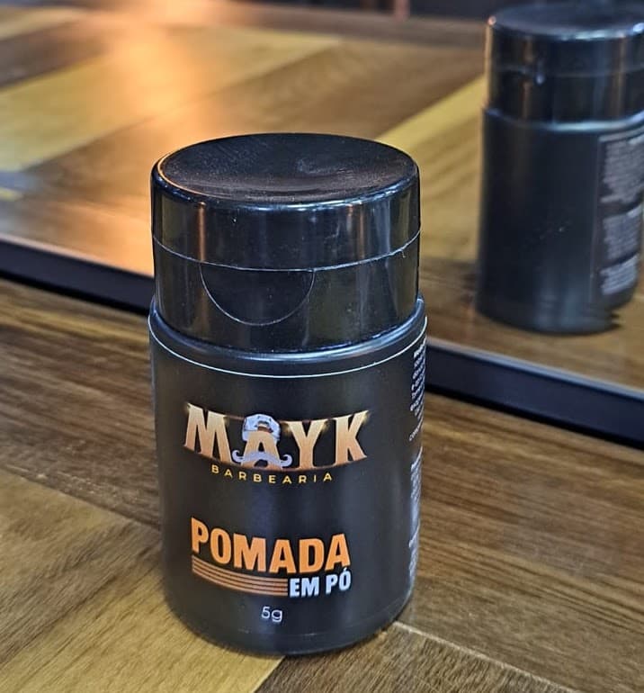 Pomada em Pó Mayk - Volume, Fixação e Estilo Natural